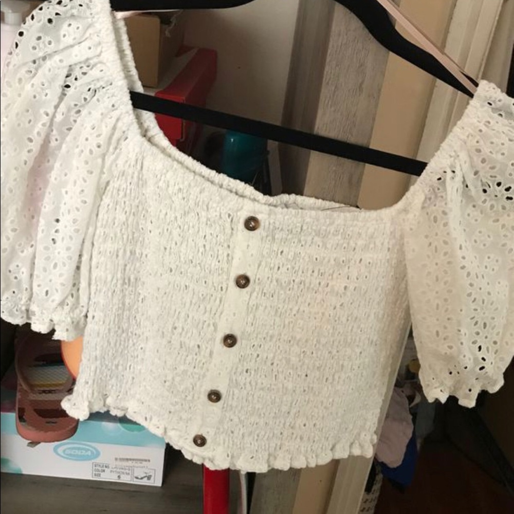 Not a chance crop top (Fashion Nova)